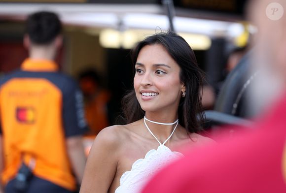 Alexandra Malena Saint MIeux, compagne de Charles Leclerc - La famille Leclerc lors des essais libres du 82ème Grand Prix de Formule 1 (F1) de Monaco, le 23 mai 2025. © Jean-François Ottonello/Nice Matin/Bestimage