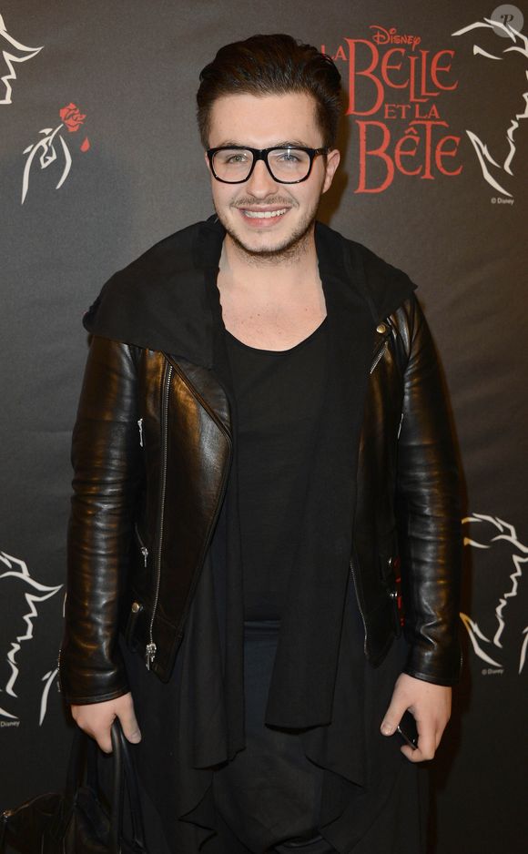 Le chanteur Olympe (The Voice 2) - Première de la comédie musicale "La Belle et la Bête" avec Vincent Niclo dans le rôle de la Bête au théâtre Mogador à Paris le 20 mars 2014. COADIC GUIREC / BESTIMAGE