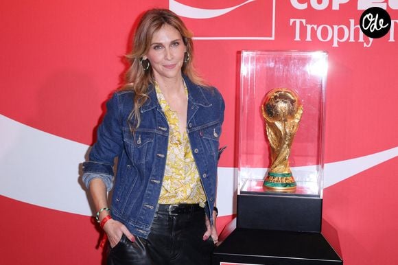 Ophélie Meunier participe à la séance photo du « FIFA World Cup™ Trophy Tour By Coca-Cola » à l'Adidas Home Of Sport à Paris, en France, le 10 février 2026. Photo de Jérôme Domine/ABACAPRESS.COM