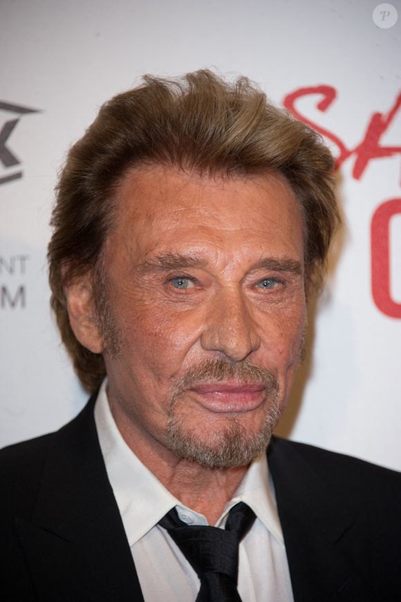 Johnny Hallyday assiste à l'avant-première de Salaud On T'Aime qui s'est tenue au Cinéma UGC Normandie à Paris, France, le 31 mars 2014. Photo by Thierry Orban/ABACAPRESS.COM