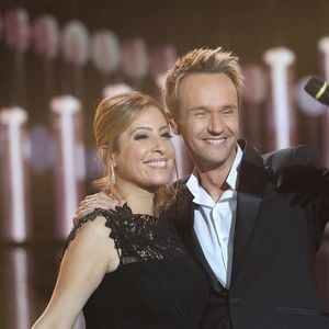 Léa Salamé et Cyril Féraud - 39ème cérémonie des Victoires de la musique à la Seine musicale de Boulogne-Billancourt, France, le 9 février 2024. © Coadic Guirec/Bestimage