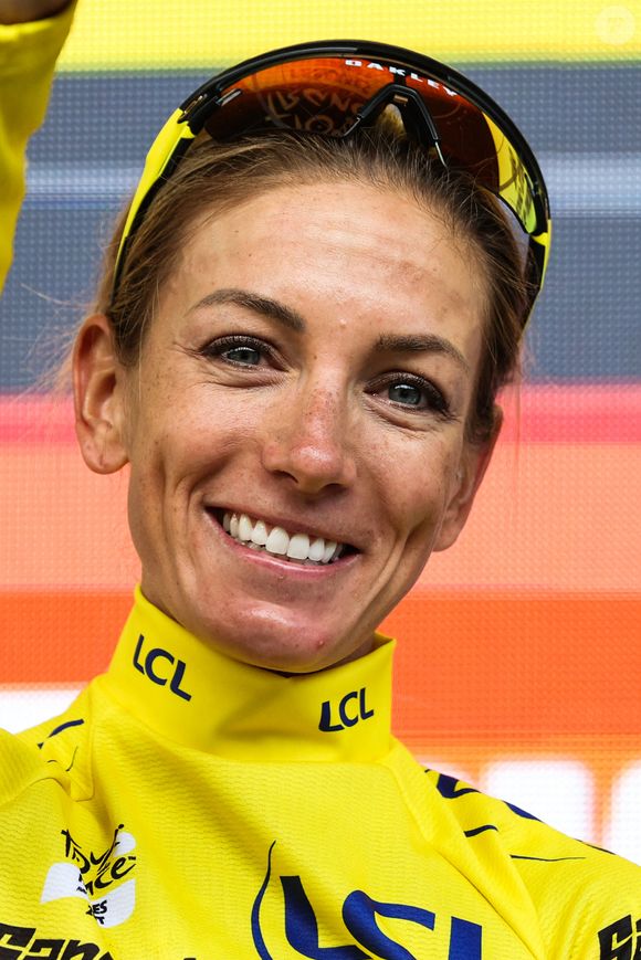 Pauline Ferrand-Prévôt lors de la 9ème étape du Tour de France féminin 2025 le 3 août 2025 à Châtel, France. Photo par Stephane Pillaud/Icon Sport/ABACAPRESS.COM