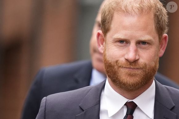 Le duc de Sussex arrive à la Royal Courts of Justice, dans le centre de Londres, pour faire appel d'une décision de la Haute Cour concernant sa plainte contre le ministère de l'Intérieur concernant le niveau de sécurité dont il bénéficie pendant son séjour au Royaume-Uni. Mercredi 9 avril 2025. Photo : Jordan Pettit/PA Wire/ABACAPRESS.COM