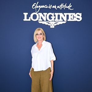 Exclusif - Michèle Laroque lors de la 12ème édition Longines Paris Eiffel Jumping au pied de la Tour Eiffel sur le Champ-de-Mars à Paris, le 19 juin 2026. 

© Perusseau-Veeren/Bestimage