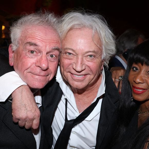 Exclusif - Laurent Boyer, Jacky Jakubowicz et BB Angel assistent au lancement du livre de Francois Bernheim "Eddie Barclay et Moi" organisé par Five Eyes Production au Buddha Bar le 07 avril 2025 à Paris, France. Photo by Jerome Dominé/ ABACAPRESS.COM