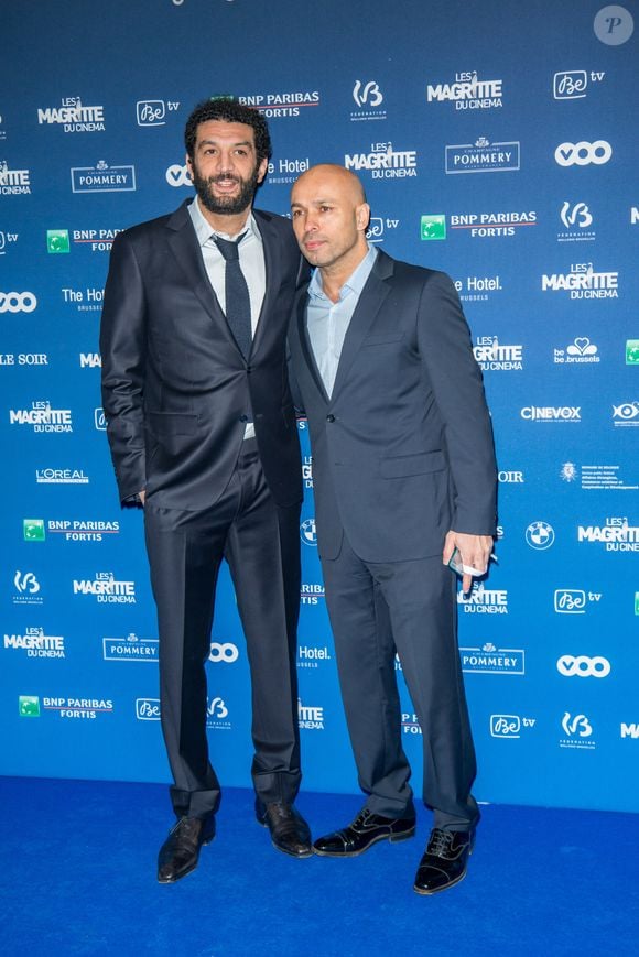 Ramzy Bedia et Eric Judor lors de la 5e cérémonie des Magritte du cinéma belge à Bruxelles le 7 février 2015. Frederic Andrieu / Imagebuzz / Bestimage