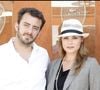 Elle est en couple avec Thierry Ascione
Thierry Ascione et Mélanie Maudran à Roland-Garros.