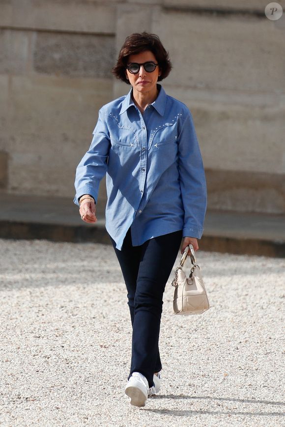 Rachida Dati - Réception de l'équipe du Paris Saint-Germain (PSG) à l'occasion de leur titre de vainqueur de la Ligue des Champions 2024-2025 au palais de l'Elysée à Paris, France, le 01 juin 2025. © Christophe Clovis / Bestimage