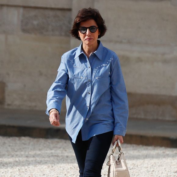 Rachida Dati - Réception de l'équipe du Paris Saint-Germain (PSG) à l'occasion de leur titre de vainqueur de la Ligue des Champions 2024-2025 au palais de l'Elysée à Paris, France, le 01 juin 2025. © Christophe Clovis / Bestimage
