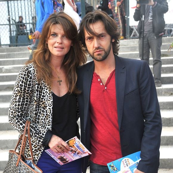 Frederic Diefenthal et Gwendoline Hamon - La kermesse aux étoiles 2012 dans le cadre de la Fête Foraine des Tuileries à Paris, le 22 juin 2012.
© VEEREN / BESTIMAGE