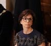 Au cours du dîner, Charles III et Rachida Dati, assis à côté, ont discuté de culture mais aussi de politique
Rachida Dati, Ministre de la Culture lors d’un banquet d’état à Guildhall, Londres le 9 juillet 2025. Le couple présidentiel français est en voyage officiel au Royaume Uni pour trois jours.
© Dominique Jacovides / Bestimage