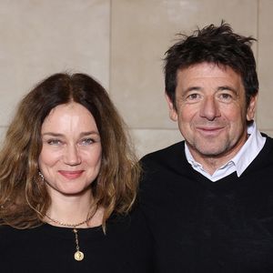 Patrick Bruel et Marine Delterme lors de la nomination de Stéphane Bern comme Pape du Patrimoine lors de la Saint Clément au restaurant Alain Ducasse Baccarat, à Paris, France, le 20 novembre 2025. © Denis Guignebourg/Bestimage