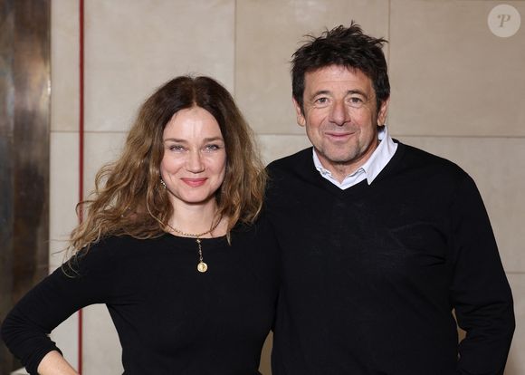 Patrick Bruel et Marine Delterme lors de la nomination de Stéphane Bern comme Pape du Patrimoine lors de la Saint Clément au restaurant Alain Ducasse Baccarat, à Paris, France, le 20 novembre 2025. © Denis Guignebourg/Bestimage
