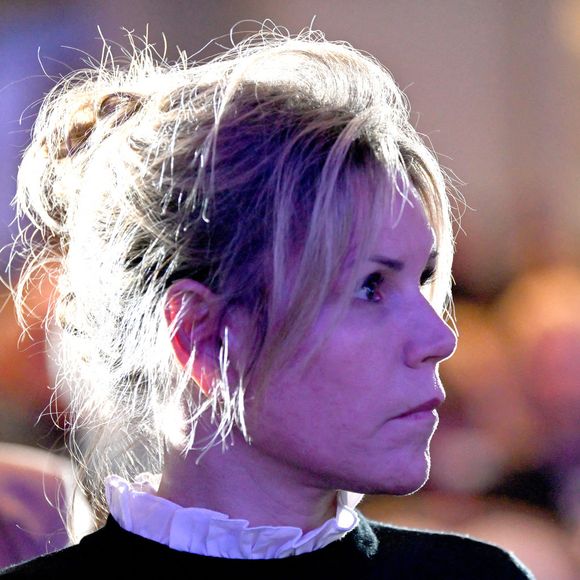 Christian Estrosi, le maire de Nice, accompagné de sa femme la journaliste et chroniqueuse de télé, Laura Tenoudji, a participé à la réunion de rentrée des Amis du Maire organisé dans la salle de spectacle du Palais de la Méditerranée à Nice, le 20 janvier 2023. © Bruno Bebert/Bestimage
