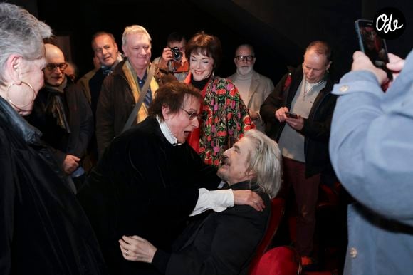 Exclusif - Marie-Paule Belle, Serge Lama - M.P.Belle donne un concert au théâtre de Passy pour fêter ses 50 ans de carrière le 4 janvier 2024 à Paris.
© Jack Tribeca  / Bestimage