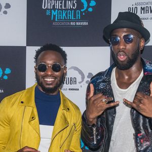 Dadju et un ami au Zénith de Lille, France, le 30avril 2018. © Stéphane Vansteenkiste/Bestimage