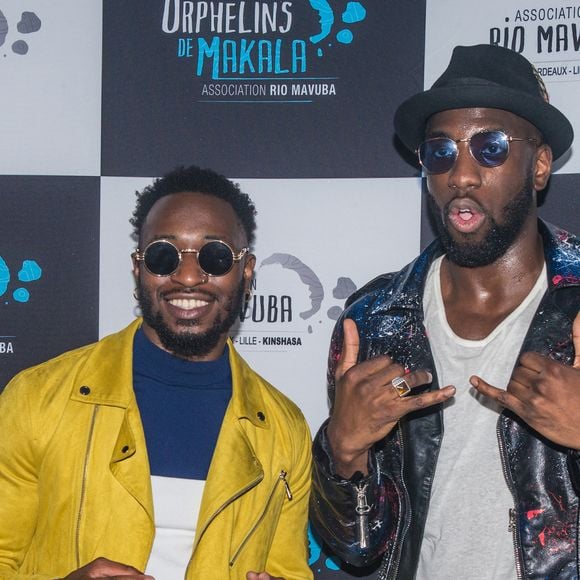 Dadju et un ami au Zénith de Lille, France, le 30avril 2018. © Stéphane Vansteenkiste/Bestimage