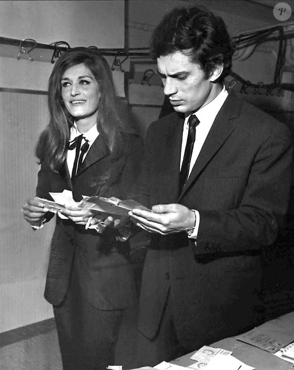 Photo d'archives de Dalida et Luigi Tenco, date de prise de vue non définie. Photo Olycom/Abaca