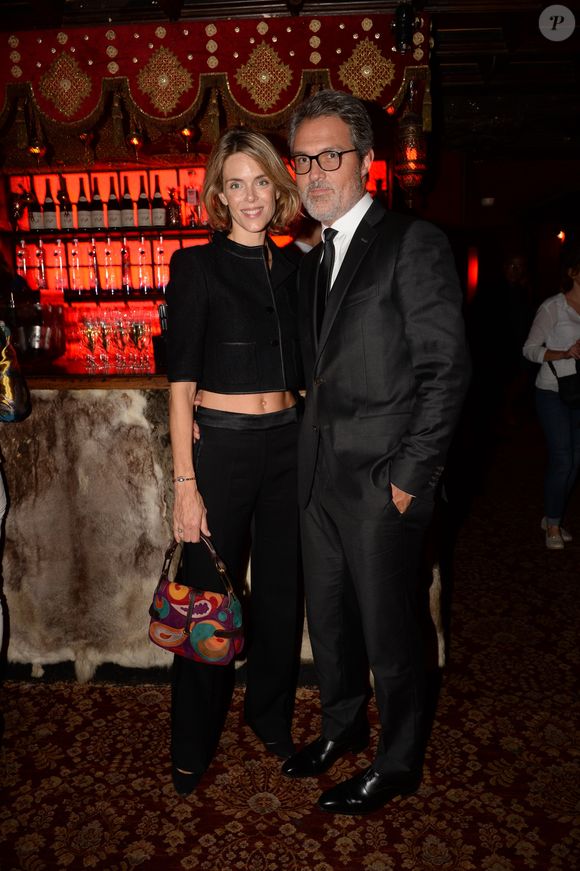 Exclusif - Stéphane Delajoux avec sa femme Julie Andrieu - After-party du film "Knock" au Raspoutine à Paris, le 16 octobre 2017. © Rachid Bellak/Bestimage