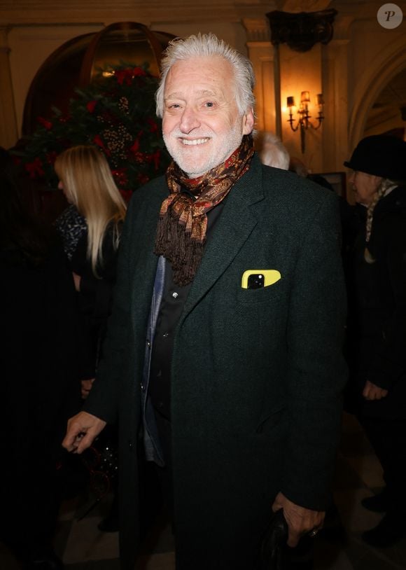 Gilbert Rozon - Jacques Rouveyrollis à fêté ses 60 ans de Lumières au théâtre Edouard 7 à Paris le 14 décembre 2025. © Coadic Guirec / Bestimage