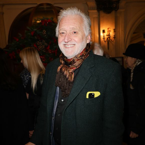 Gilbert Rozon - Jacques Rouveyrollis à fêté ses 60 ans de Lumières au théâtre Edouard 7 à Paris le 14 décembre 2025. © Coadic Guirec / Bestimage