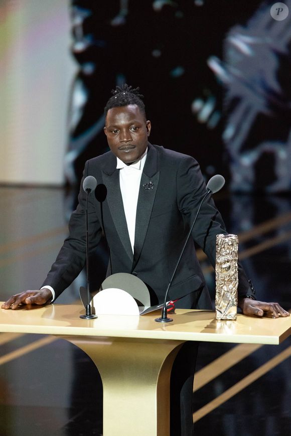 Abou Sangaré (César de la révélation masculine) - Cérémonie de la 50ème édition de la cérémonie des César à l'Olympia à Paris, France, le 28 février 2025 © Dominique Jacovides - Olivier Borde / Bestimage