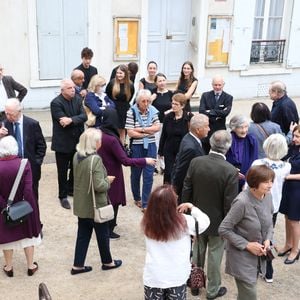 Exclusif - Macha Meril aux obsèques de sa soeur la princesse Hélène Gagarine en la cathédrale Saint-Alexandre-Nevsky, à Paris, France, le 20 août 2025. © Denis Guignebourg/Bestimage
