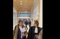 Procès de Stéphane Plaza: l’animateur arrive au tribunal correctionnel de Paris le 9 janvier 2025. © Florian Savina / Bestimage