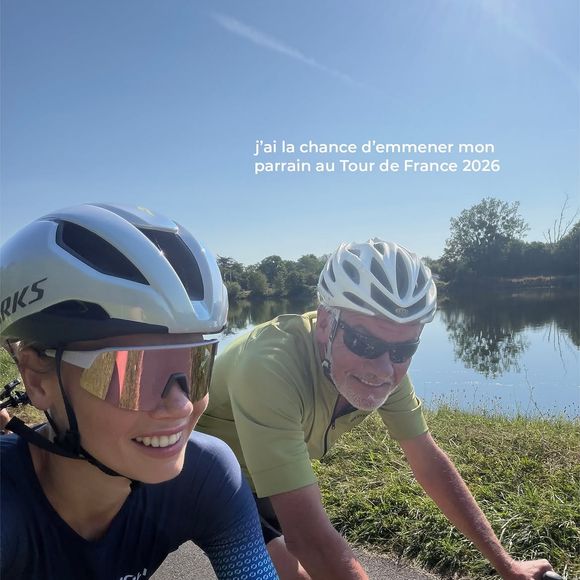 Car oui, le duo s’entraîne pour une raison bien précise : participer à une étape du Tour de France 2026.

Amandine Petit et son parrain s'entraînent pour une étape du Tour de France 2026 le 9 juillet - Instagram