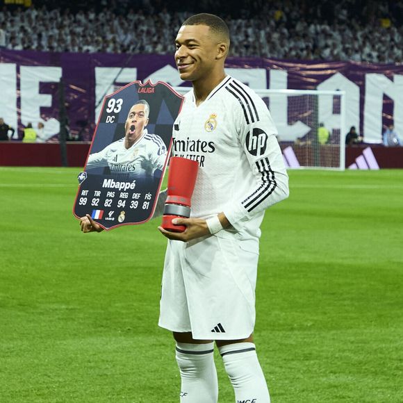 Kylian Mbappe du Real Madrid CF lors du match Real Madrid CF vs Atletico de Madrid au stade Santiago Bernabeu le 8 février 2025.  
Alfaqui / Psnewz / Bestimage