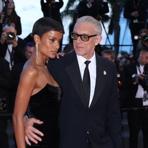 Vincent Cassel et Narah Baptista - Montée des marches du film « Karma » lors du 79ème Festival International du Film de Cannes, le 16 mai 2026. © Denis Guignebourg / Bestimage