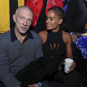 Vincent Cassel et sa compagne Narah Baptista - Célébrités assistent aux combats de MMA, Professional Fighters League Europe (PFL) à l’accord Arena de Bercy à Paris le 7 mars 2024. © PFL Europe via Bestimage