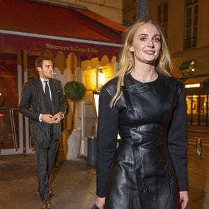 Sophie Turner et Peregrine Pearson ont été aperçues lors d'une soirée à Paris.