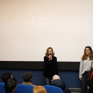 Exclusif - Pascale Louange, Victoria Olloqui, Rafaela Joubert, Eric Théobald lors de la projection du premier court-métrage de Pascale Louange "L'erreur" au cinéma Le Christine à Paris le 21 janvier 2025. "L'Erreur", lorsque l'enfant est victime de l'aliénation maternelle. Un film bouleversant.

© Marc Ausset-Lacroix / Bestimage