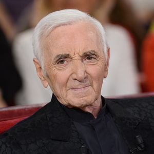 Charles Aznavour Enregistrement de l'émission " Vivement Dimanche " qui sera diffusée le 3 Mai 2015. Paris le 29 Avril 2015 Invité principal Charles Aznavour
Bestimage