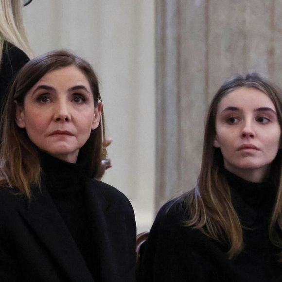La princesse Clotilde Courau et sa fille la princesse Vittoria - Veillée funèbre du prince Victor-Emmanuel de Savoie, en l'Eglise de Sant'Uberto à Turin, le 9 février 2024. 


© Dominique Jacovides/Bestimage