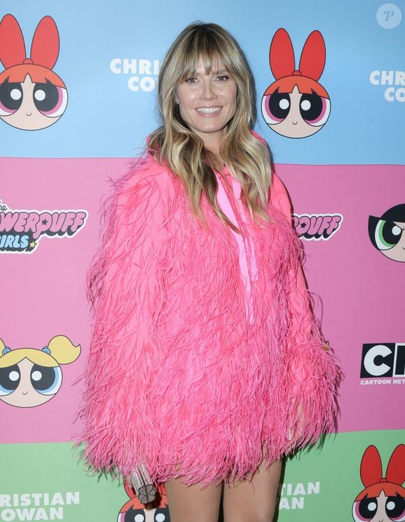 Heidi Klum au défilé de Christian Cowan x The Powerpuff Girls au City Market Social House à Los Angeles, CA, USA le 08 mars 2019. Photo by KasperShah/Splash News/ABACAPRESS.COM