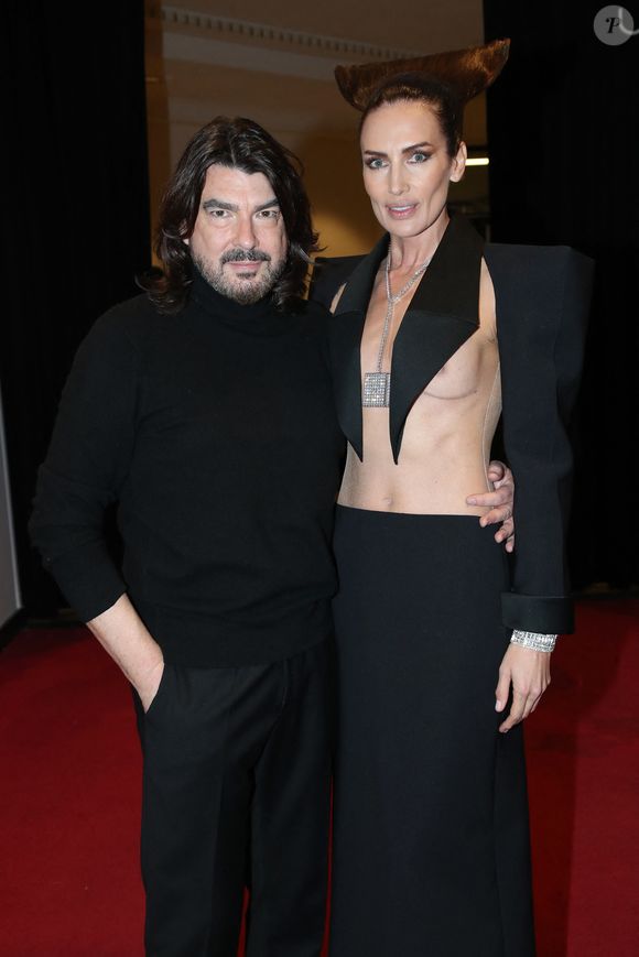 Stéphane Rolland et Nieves Álvarez - Célébrités au Défilé de Mode Stéphane Rolland, Collection Haute Couture Printemps / Été 2025, dans le cadre de la Fashion Week de Paris, France, le 27 Janvier 2025. 

© Bertrand Rindoff / Bestimage