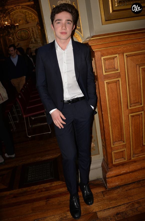 François Pinault (fils de François-Henri Pinault) lors de la conférence de presse "Un musée pour la Bourse de Commerce" à l'Hôtel de Ville de Paris, le 27 avril 2016. © Veeren/Bestimage