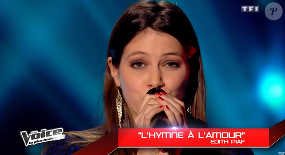 Florence Coste dans "The Voice" en 2016