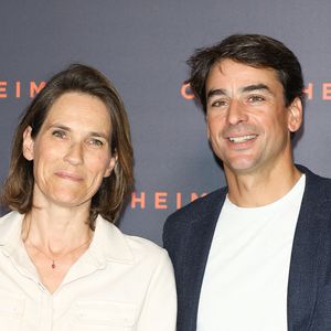 Claire Fournier et son mari Julian Bugier - Première du film "Oppenheimer" au Grand Rex à Paris le 11 juillet 2023. © Coadic Guirec/Bestimage