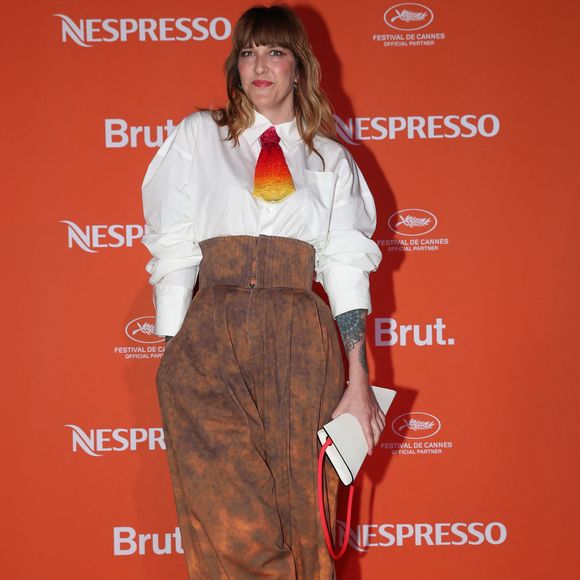 Daphné Bürki - Photocall de la soirée Nespresso x Brut lors du 77ème Festival International du Film de Cannes le 16 mai 2024. © Laurent Campus/Bestimage