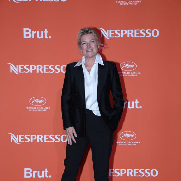 Anne-Elisabeth Lemoine au photocall de la soirée Nespresso x Brut lors du 77ème Festival International du Film de Cannes le 16 mai 2024.

© Laurent Campus/Bestimage