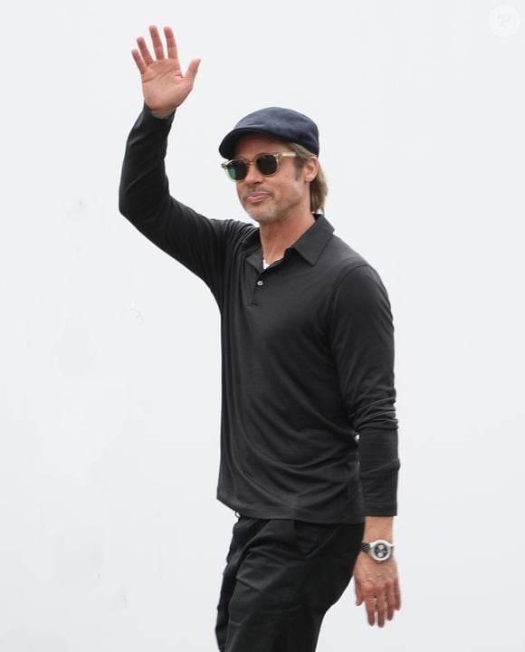 Brad Pitt arrive au déjeuner de l'Agora lors du 72ème Festival International du Film de Cannes, France, le 22 mai 2019. © Denis Guignebourg/Bestimage