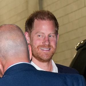12/04/2024 EXCLUSIVE: Prince Harry spotted exiting The NY Times DealBook event in New York City. The British royal flashed a big smile as he attends solo while Meghan Markle is slated to attend an event on the west coast.