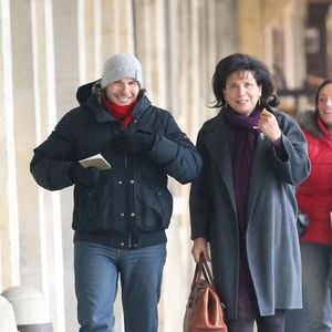 Aujourd'hui, il a changé de cap : se formant dans l'hôtellerie et le secteur du luxe, et signant son premier contrat fixe avec Chanel. De quoi faire sourire sa mère !

Anne Sinclair et son fils Élie Levaï à la sortie du restaurant "Ma bourgogne", place des Vosges à Paris, le 16 novembre 2011. Crédit Bestimage