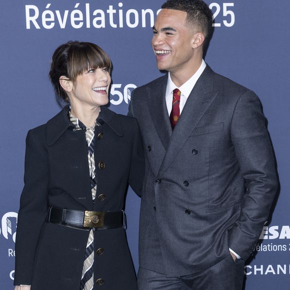 Marina Foïs et Théo Christine  - Photocall de la soirée "Cesar Révélations 2025" au Trianon à Paris le 20 janvier 2025.

© Olivier Borde / Bestimage