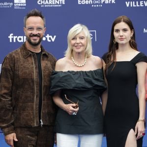 Jarry, Chantal Ladesou et Marie Parisot - Arrivées au cinéma CGR lors de la 18ème édition du Festival du Film Francophone de Angoulême (FFA) le 27 août 2025.
© Coadic Guirec / Bestimage