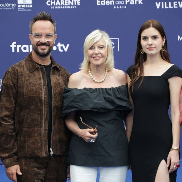 Jarry, Chantal Ladesou et Marie Parisot - Arrivées au cinéma CGR lors de la 18ème édition du Festival du Film Francophone de Angoulême (FFA) le 27 août 2025.
© Coadic Guirec / Bestimage