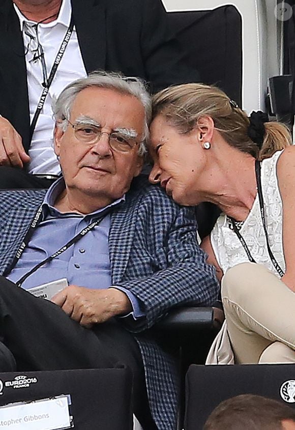 Bernard Pivot  au match de l'Euro 2016 Angleterre-Russie au Stade Vélodrome à Marseille, le 11 juin 2016.
© Cyril Moreau/Bestimage